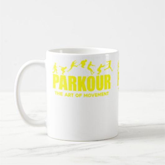 Stadslandschap Explorer Kleding Parkour Kleding Koffiemok (Links)