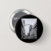 Stadslandschap Montreal Sticker Ronde Button 5,7 Cm (Voorkant /achterkant)