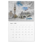 Stadslandschap schetsen kalender 2025 (Mar 2026)