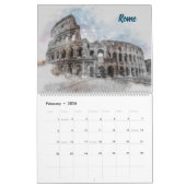 Stadslandschap schetsen kalender 2025 (Feb 2026)