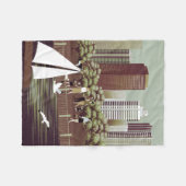 Stadslandschapsdeken Fleece Deken (Voorkant (Horizontaal))