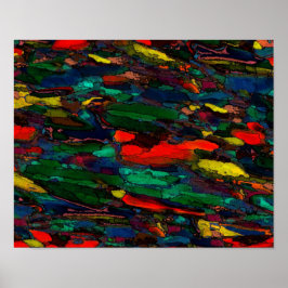 Stadsleven - (Canvas optie) Poster