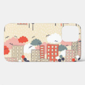 Stadsleven: Naadloos patroon Case-Mate iPhone Case (Achterkant (horizontaal))