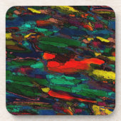 Stadsleven ~ Onderzetters / 6 Set Hoogglans (Voorkant)