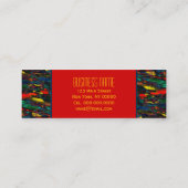 Stadsleven ~ UNISEX Visitekaartjes (Achterkant)