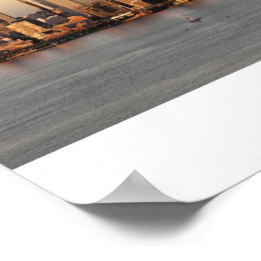 Stadslicht Poster (Hoek)