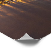 Stadslichten in de Willamette Poster (Hoek)