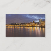 Stadslichten in de Willamette Visitekaartje (Achterkant)