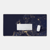 Stadslichten in verschillende Europese en Noordse  Bureaumat (Keyboard & Muis)