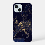 Stadslichten in verschillende Europese en Noordse iPhone 15 Case (Achterkant)