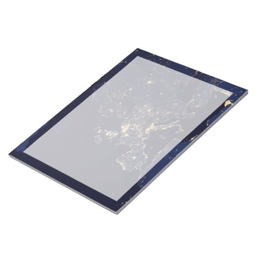 Stadslichten in verschillende Europese en Noordse  Notitieblok (Schuin)