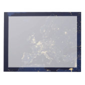 Stadslichten in verschillende Europese en Noordse  Notitieblok (Voorkant)