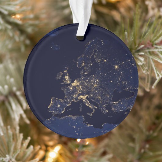 Stadslichten in verschillende Europese en Noordse  Ornament (Boom)