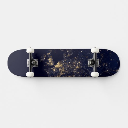 Stadslichten in verschillende Europese en Noordse Persoonlijk Skateboard (Horizontaal)