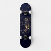 Stadslichten in verschillende Europese en Noordse  Persoonlijk Skateboard (Voorkant)