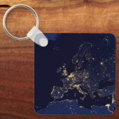 Stadslichten in verschillende Europese en Noordse  Sleutelhanger (Voorkant)