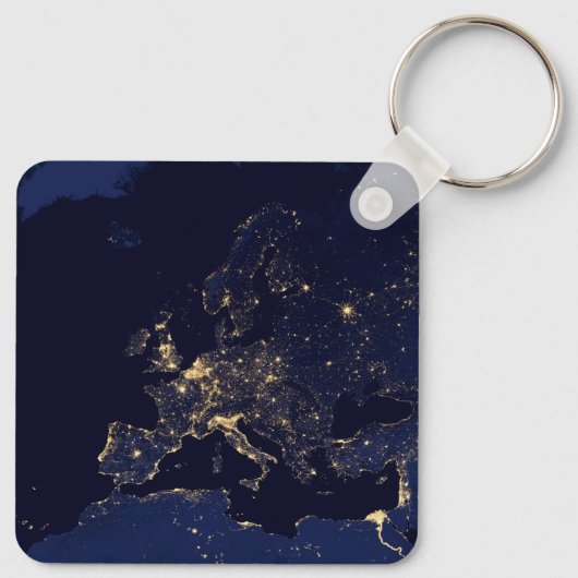 Stadslichten in verschillende Europese en Noordse  Sleutelhanger (Achterkant)