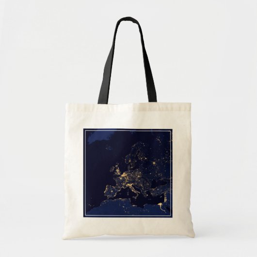 Stadslichten in verschillende Europese en Noordse  Tote Bag (Voorkant)