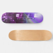Stadslichten - modern paarse persoonlijk skateboard (Horizontaal)