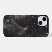 Stadslichten 's Nachts Op Planeet Aarde iPhone 15 Case (Achterkant horizontaal)