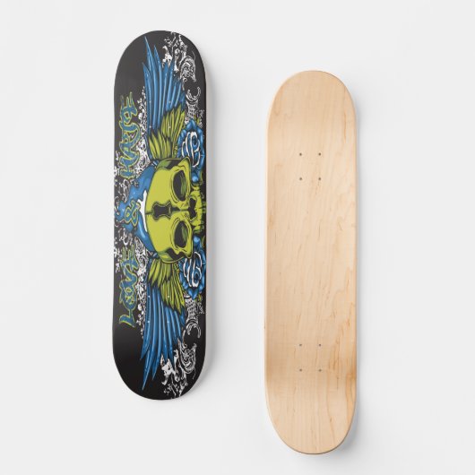 Stadsliefde en hate Skull Skateboard (Voorkant)