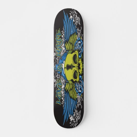 Stadsliefde en hate Skull Skateboard (Voorkant)