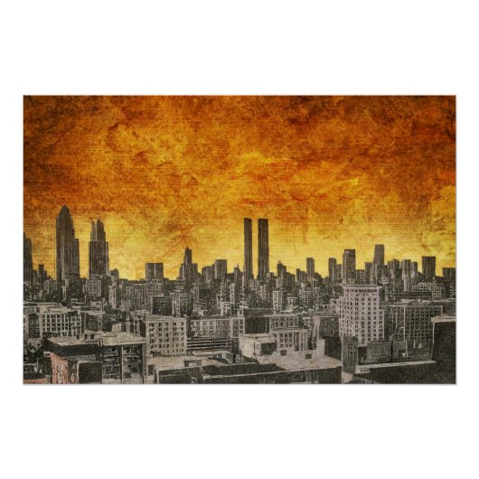 stadslijn perfect poster (Voorkant)