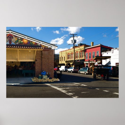 Stadsmarkt Charleston Poster (Voorkant)