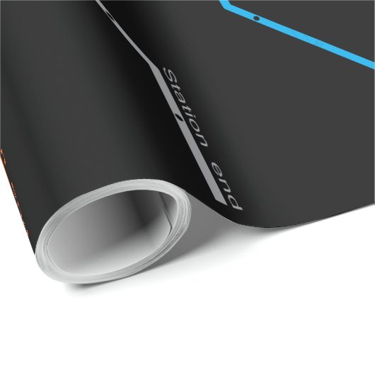 Stadsmetrokaart Cadeaupapier (Rol Hoek)