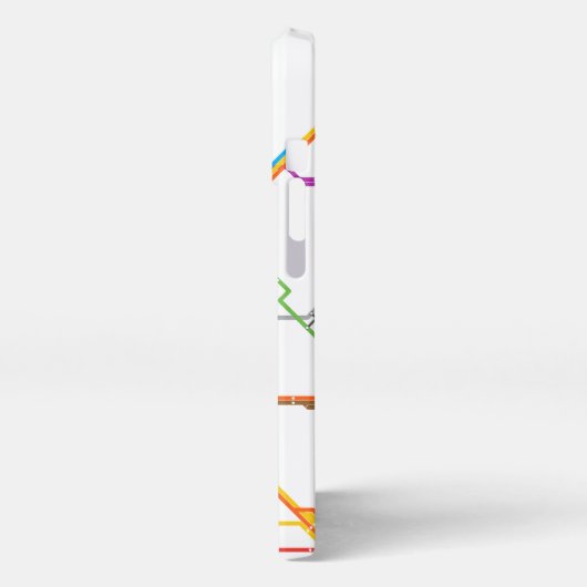 Stadsmetrokaart iPhone Hoesje (Linkerkant)