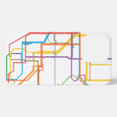 Stadsmetrokaart iPhone Hoesje (Achterkant horizontaal)