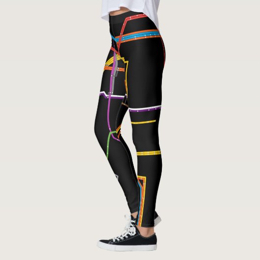 Stadsmetrokaart Leggings (Links)