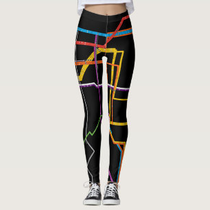 Stadsmetrokaart Leggings