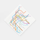 Stadsmetrokaart Servet (Hoek)