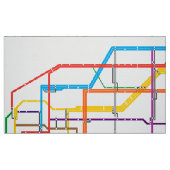 Stadsmetrokaart Stof (Fat Quarter)