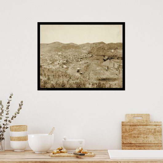 Stadsmijn en -muis 1889 poster (Keuken)