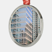 Stadsmoderne architectuur metalen ornament (Links)