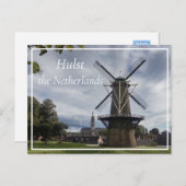 Stadsmolen, Hulst, Nederland Briefkaart (Voorkant / Achterkant)