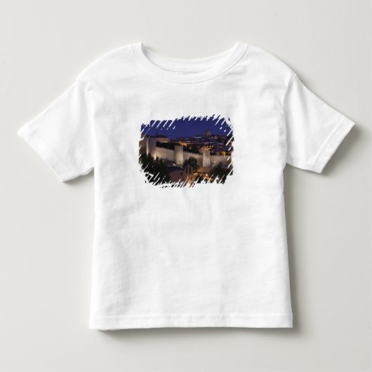 Stadsmuren bij Los Cuarto Postes, schemering Kinder Shirts (Voorkant)