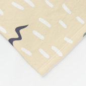 Stadsnaadloos patroon fleece deken (Hoek)