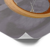  stadsnaam Fietskunst -  stijl Poster (Hoek)