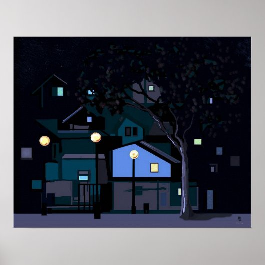 stadsnachten poster (Voorkant)