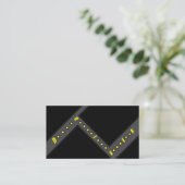 Stadsnavigator met taxichauffeur of cabine visitekaartje (Staand voorkant)