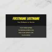 Stadsnavigator met taxichauffeur of cabine visitekaartje (Achterkant)