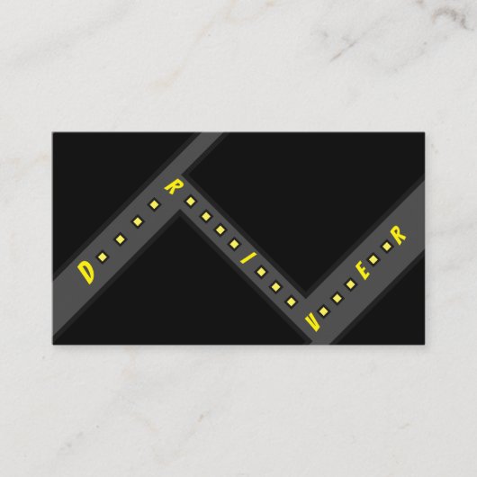 Stadsnavigator met taxichauffeur of cabine visitekaartje (Voorkant)