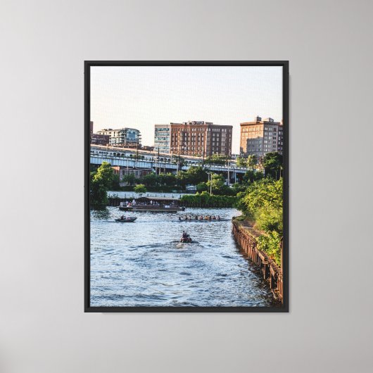 Stadsomgeving Canvasprint met spanframe Canvas Afdruk (Voorkant)