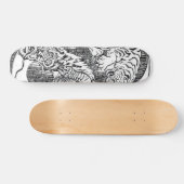 Stadsondergrondse dragon Tiger Popsiche Deck Persoonlijk Skateboard (Horizontaal)