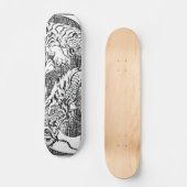 Stadsondergrondse dragon Tiger Popsiche Deck Persoonlijk Skateboard (Voorkant)
