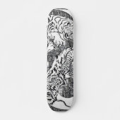 Stadsondergrondse dragon Tiger Popsiche Deck Persoonlijk Skateboard (Voorkant)