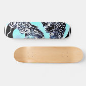 Stadsondergrondse Japanse yin Yang Popsicle Deck Persoonlijk Skateboard (Horizontaal)